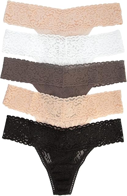 | Signature Stretchy Lace Low Rise Thong | Panty