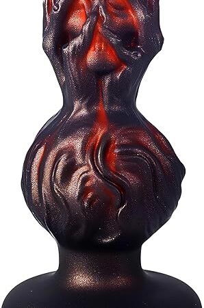 Devil's Hand - 3 Sizes Anal Plug Big Anal Dildo Huge Dildo Thick Anal Dildo with Strong Suction Cup, Monster Fantasy Dildo with 2 Big Knots, Anal Toys for Beginners Men Women (L)