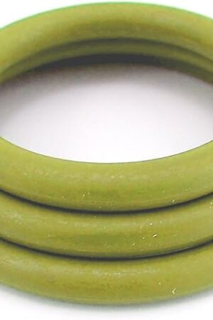 Heart 2 Heart Cock Ring - Nitrile - 3 Pc Set - Military Green
