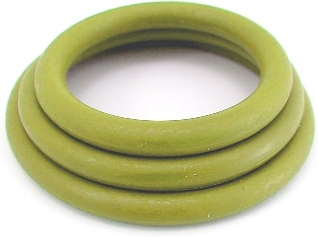 Heart 2 Heart Cock Ring - Nitrile - 3 Pc Set - Military Green