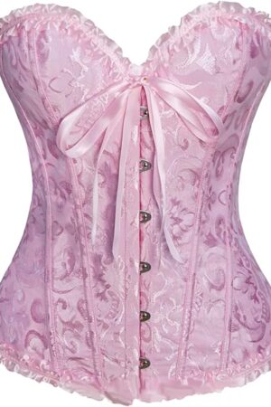 Corset Tops XS-6XL Plus Size Lace Overbust Lingerie Bustier Renaissance Gothic Bodysuit Sexy Halloween Outfit
