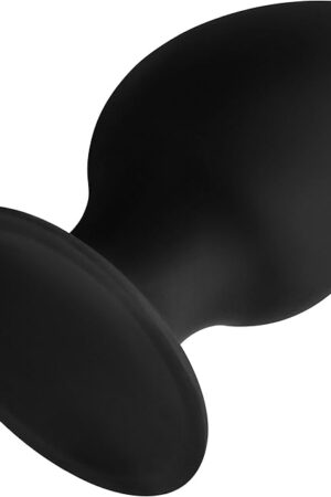 Forto Silicone F-98 Butt Plug for Men and Women - Erotic Anal Plug Dildo (Silicone - Black, Large)