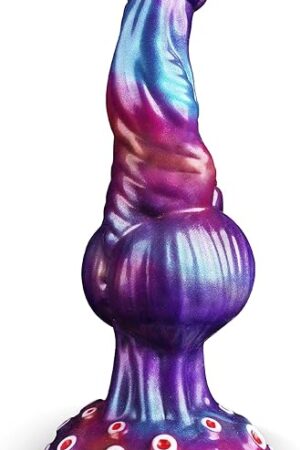 925" Monster Dildo Fantasy Dragon Dildo, Huge Dog Knot Dildos Thick Tentacle Knotted Anal Dildos with Strong Suction Cup, Silicone Alien Animal Adult Sex Toy for Women Men Gay