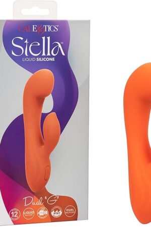CalExotics Stella Liquid Silicone Dual G Spot Vibrator, Rabbit Style Mini Massager for Women - SE-4368-20-3