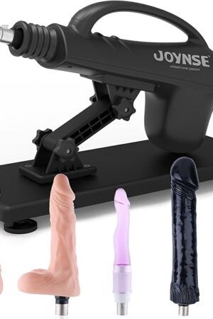 Automatic Sex Machine Sex Toys, Thrusting Machine Adult Toys, Love Machine Gun with 5 Attachments for Male Female