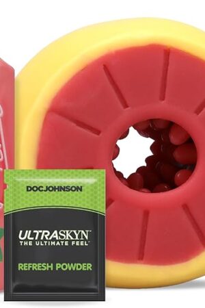 Doc Johnson GoodHead - Grapefruit Blowjob Set - for Adults Only, Yellow, Pink