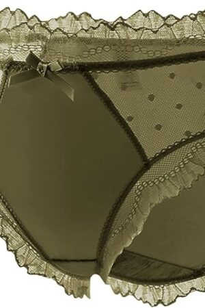Briefs for Women's Sexy Lace Thong Sheer Mesh G-Pants Lingerie Panties Underwear, See Through Underpants