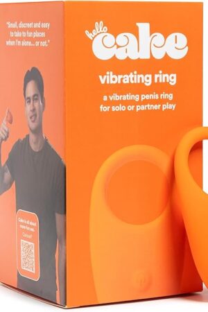 Hello Cake Vibrating Penis Ring - 10 Vibration Modes, Rechargeable and Long-Lasting C-Ring for Men - Versatile Adult Sex Toy for Solo or Partner Play