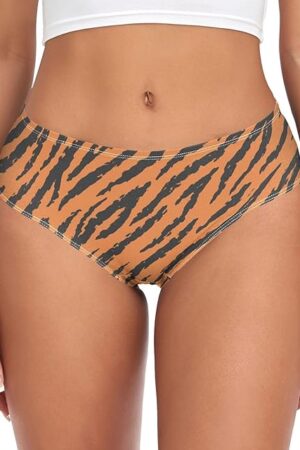 Women Underwear Panties for Women Printed Bikini Panties Lightweight Cheeky Hipster XS-XXL