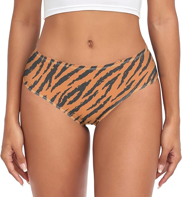 Women Underwear Panties for Women Printed Bikini Panties Lightweight Cheeky Hipster XS-XXL