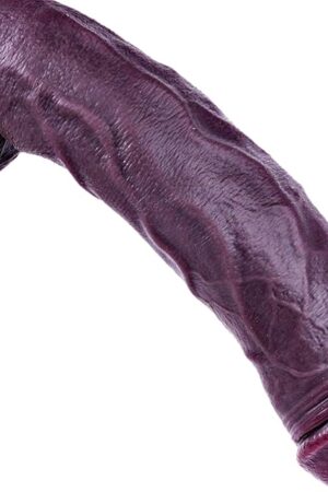 15" Giant Extra Large Realistic Dildo,Dual Density Silicone Fat Dildo with Strong Suction Cup.Stimulates G-Spot and Anus,XXL Flexible Wide Adult Toy for Men and Women,Black Thick Long Fake Penis