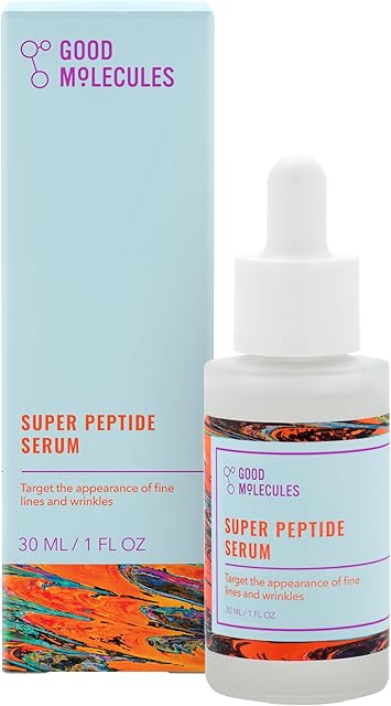 Good Molecules Super Peptide Serum - Anti-aging Facial Serum with Peptides and Copper Tripeptides to Plump and Firm - Water-Based Skincare for Face