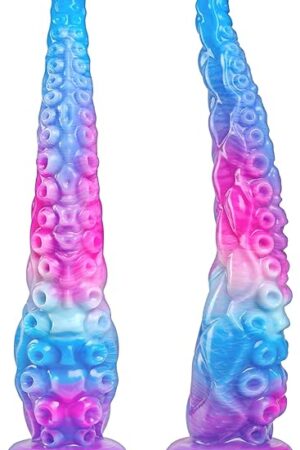 Fantasy Tentacle Dildo Sex Toys - 12.9'' Huge Anal Adult Toy, Strong Suction Cup Monster Dildo Anal Toys for C U G-Spot Stimulation, Silicone Horse Dildos Machine for Men Women Couples Sex Toy