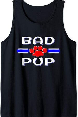 BDSM Bad Human Pup Shirt | Gay Puppy Play Fetish Gift Tank Top
