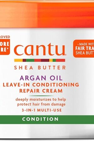 Cantu Leave-In Conditioning Repair Cream with Argan Oil, 16 oz
