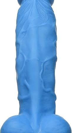 Coloursoft Soft Dildo, Blue, 5 Inch