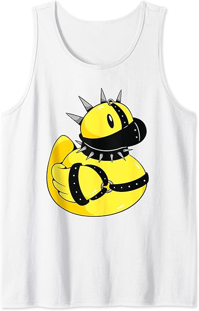 Fetish Fantasy Mask Carnival Parody Rubber Duck Tank Top