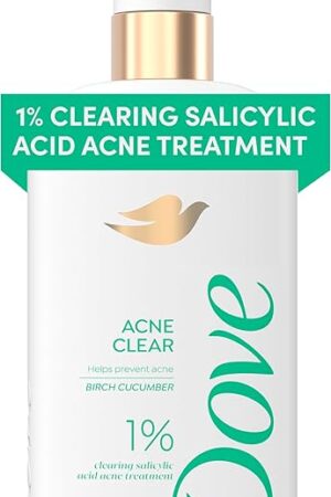 Dove Serum Body Wash Acne Clear for troubled skin with Salicylic Acid 18.5 Fl Oz
