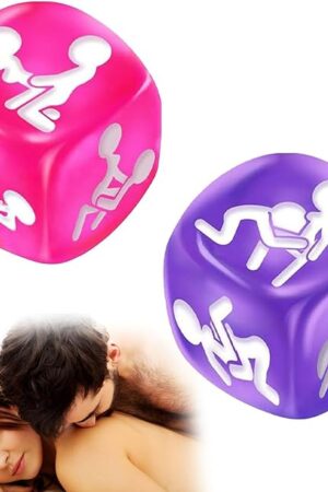 Erotic Positions Sex Dice Sex Game, Naughty Date Night Dice Adult Sex Toys for Couples with 12 Positions for Foreplay & Sexual Pleasure, Fun Couples Games Bedroom Sex Toy Gifts