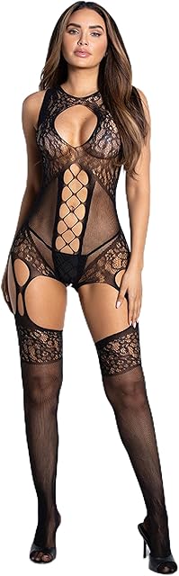 Women Sexy Lingerie open range Bodysuit Lace Teddy cosplay One Piece Babydoll Underwire