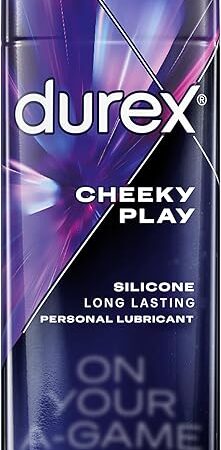 Durex Silicone Lube for Anal Sex, Couples and Personal Use, Long Lasting, 3.38 fl oz
