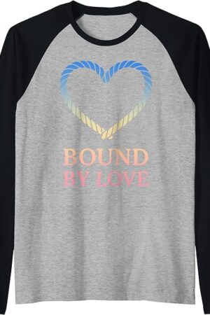 Kinky BDSM Bondage Shibari Rope Fetish Art Raglan Baseball Tee