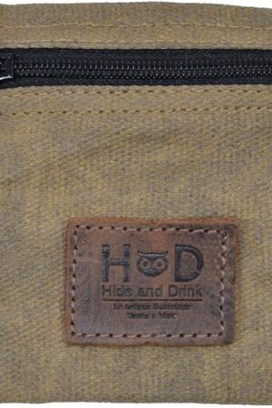 Hide & Drink, Water Resistant Waxed Canvas Condom Pouch, Change Valuables Tech Pocket Purse, Classic Partner Gift, Travel & Honeymoon Essentials, Handmade