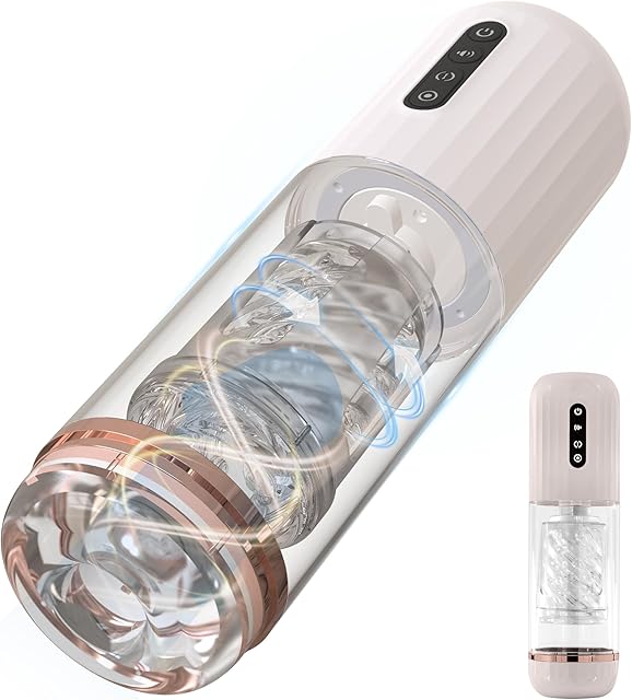 Automatic Male Masturbator Penis Pump - Male Sex Toys for Men with Upgrade Vacuum Pump & 7 Thrusting Rotating Sucking Moaning, Mens Masturbation Cup Pocket Pussy Stroker Blowjob Toy Sex Toys for Men