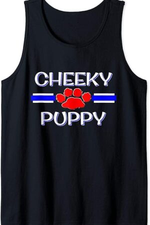 Cheeky BDSM Puppy Pride, Human Pup Play Gear, Gay Fetish Tank Top