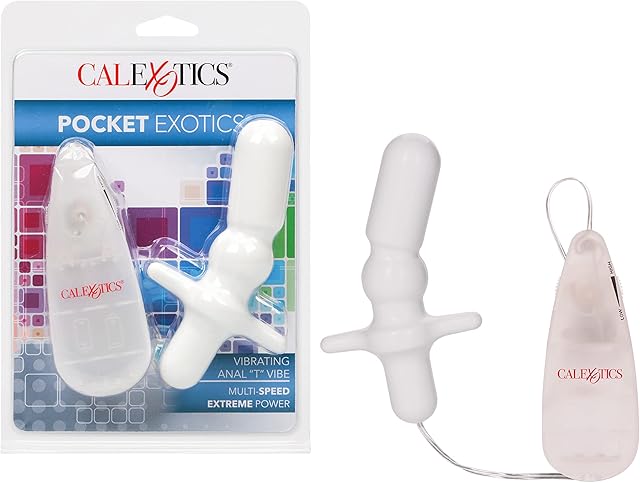 California Exotics Pocket Exotic Anal-T Vibe, Ivory