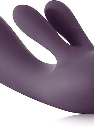Fifi Rabbit Vibrator, Powerful, Whisper Quiet, Waterproof, USB Rechargeable, 100% Medical Grade Silicone - Purple