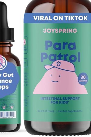 JoySpring Kids' Liquid Cleanse ? Natural Liquid Detox, Alcohol-Free Supplement for Digestive Health (1 fl oz) 30 Servings