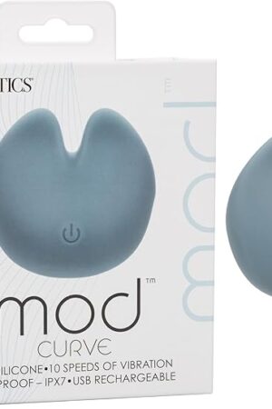 CalExotics Mod Curve Dual Teasers Vibrator for Women with 10-Speed Vibrations and Body Safe Silicone - SE-0009-55-3