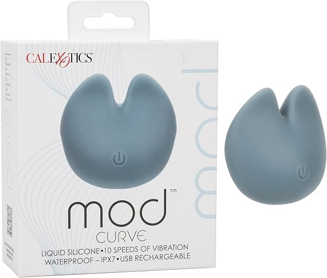 CalExotics Mod Curve Dual Teasers Vibrator for Women with 10-Speed Vibrations and Body Safe Silicone - SE-0009-55-3
