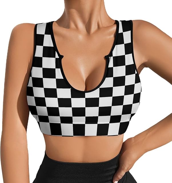 Women Padded Sports Bra for Yoga Workout Gym Fitness Pilates Activewear