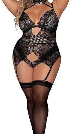 womens Zig-zag Garterteddy Set