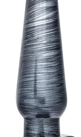 Blush Novelties - Jet Collection by Blush - Large Anal Plug 6.5" Length, 2" Width Buttplug - Soft Flexible Shaft, Tapered Design - Carbon Metallic Black - Adult Prostate Sex Toy for Men Woman Couples