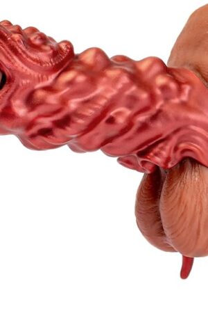 Dragon-Shaped Adult Penis Sleeve Pennis Extender Cock Sleeve,Silicone Penis Sleeve Extender Sex Toys,Delay Ejaculation Penis Time Expand,Suitable for Sex Toys Intimate Play with Couples (T404-F)