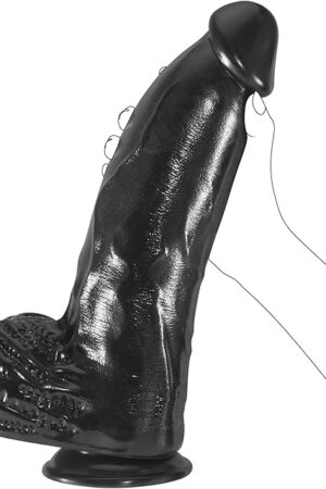 3.4'' Diameter Huge Thick Dildo with Small Glans,13.27'' Realistic Big Black Anal Dildo with Strong Suction Cup for Hands-Free G-Spot Giant Dildos Penis Adult Sex Toy for Women Men Advanced Players
