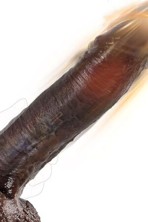 Fast Thrusting Black Dildo Vibrator with 3 Thrusting Speeds & 9 Vibrations, Realistic Silicone Dildos for G-spot Anal Stimulation, Heated Dildo with Strong Suction Cup Adult Sex Toys for Women and Men