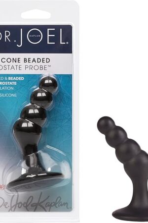 CalExotics Novelties Dr. Joel Kaplan Silicone Prostate Probe, Graduated, Black