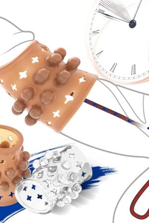 2Pcs Penis Sleeve for Mens, Semi-Covered Penis Enlarger Ring Penis Extender with 360? Beads for Couples Sex Toys, Ultra-Soft Stretchy Reusable Cock Sleeve, Adult Toys for Sexual Pleasure