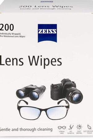 ZEISS Pre-Moistened Lens Cleaning Wipes, 200 Count