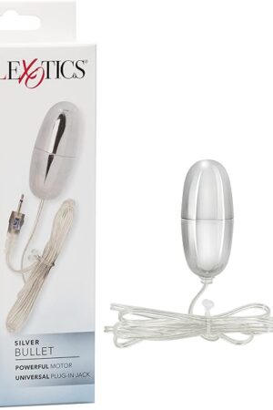 CalExotics Novelties Sterling Collection, Silver Bullet, 2.2-Inch