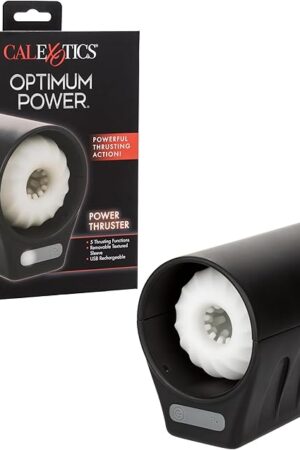 CalExotics Optimum Power Thruster Automatic Male Masturbator with 5 Thrusting Actions and Ergonomic Textured Chamber - SE-0858-40-3