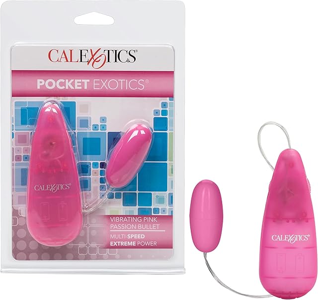 CalExotics Pocket Exotic Vibrating Pink Passion Bullet