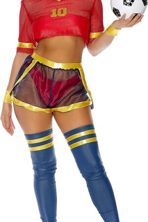 womens Goals Sexy Soccer Player Costume