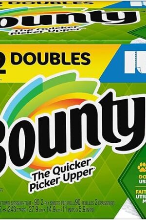Bounty 1939879 Select-A-Size Kitchen Rolls Paper Towels 2-Ply 110 Sheets/Roll (74801/95054)