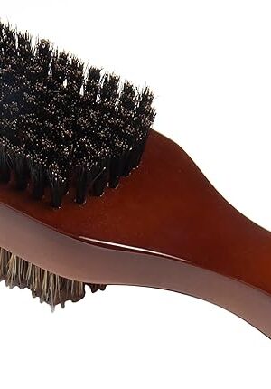 Diane Premium 100% Boar Bristle 2-Sided Club Brush for Men and Barbers, Medium and Firm Bristles for Thick Coarse Hair, Detangling, Smoothing