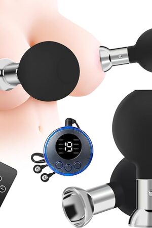 Electro Shock Nipple Toys, Cupping Set, Nipple Corrector, Powerful Adsorption Pussy Anal Clitoral Stimulation Male and Female Masturbators, SM Electro Shock Sex Toys